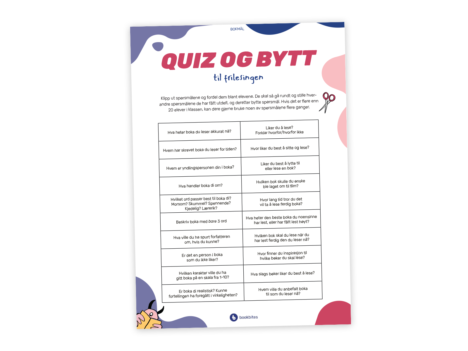 Quiz og bytt