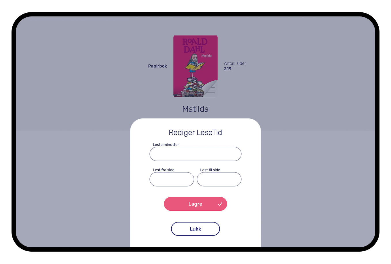 Rediger lesetid 2
